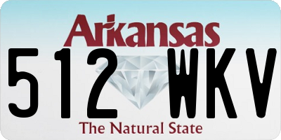 AR license plate 512WKV