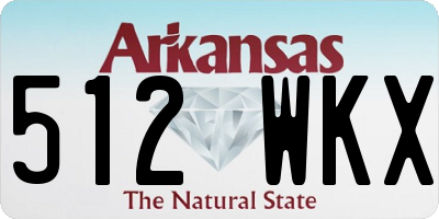 AR license plate 512WKX