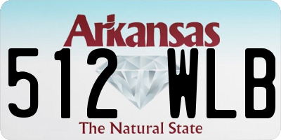 AR license plate 512WLB