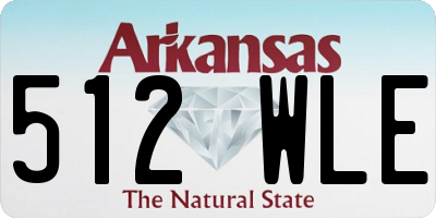 AR license plate 512WLE