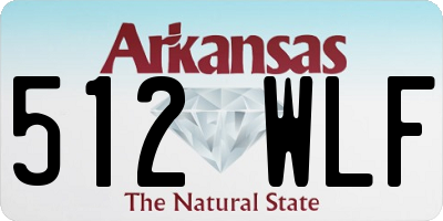 AR license plate 512WLF