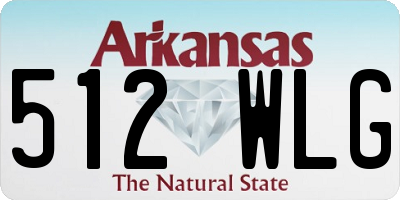 AR license plate 512WLG