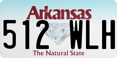 AR license plate 512WLH