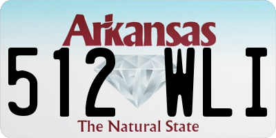 AR license plate 512WLI