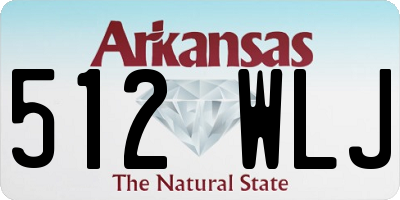 AR license plate 512WLJ