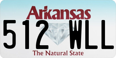 AR license plate 512WLL