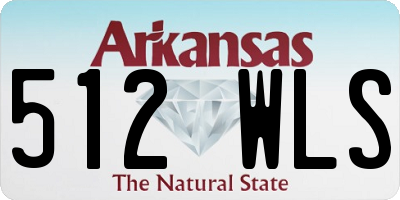 AR license plate 512WLS
