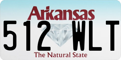 AR license plate 512WLT