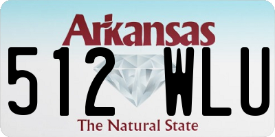 AR license plate 512WLU