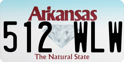 AR license plate 512WLW