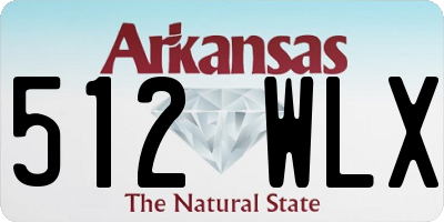 AR license plate 512WLX