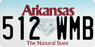 AR license plate 512WMB