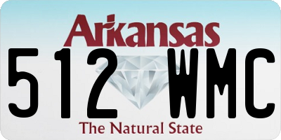 AR license plate 512WMC