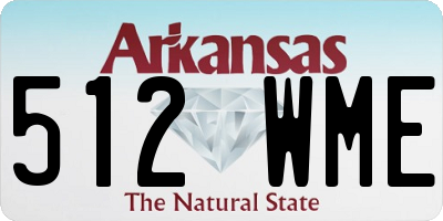 AR license plate 512WME