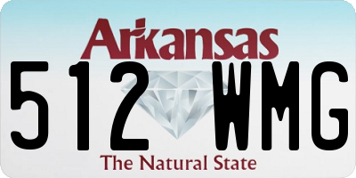 AR license plate 512WMG