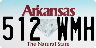 AR license plate 512WMH