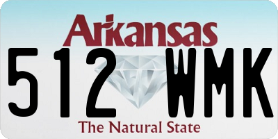 AR license plate 512WMK