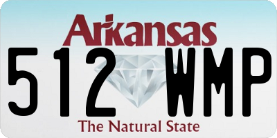 AR license plate 512WMP