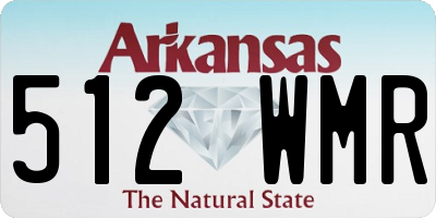 AR license plate 512WMR