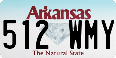 AR license plate 512WMY