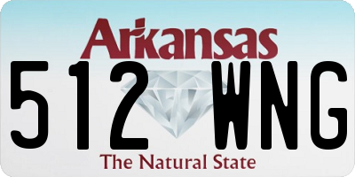 AR license plate 512WNG