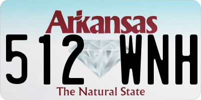 AR license plate 512WNH