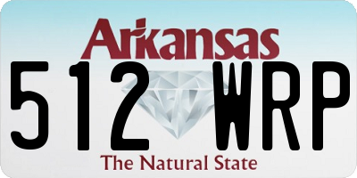 AR license plate 512WRP