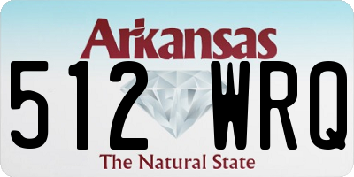 AR license plate 512WRQ