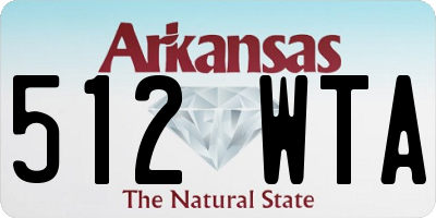 AR license plate 512WTA