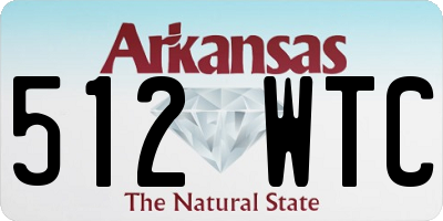 AR license plate 512WTC