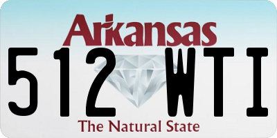 AR license plate 512WTI