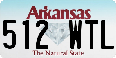AR license plate 512WTL