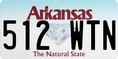AR license plate 512WTN