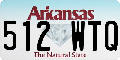 AR license plate 512WTQ