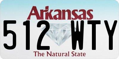 AR license plate 512WTY