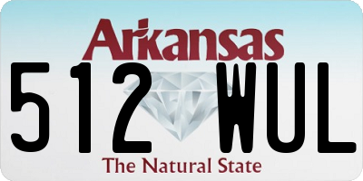 AR license plate 512WUL