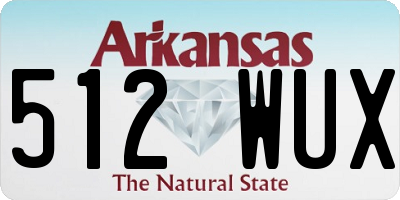 AR license plate 512WUX