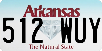 AR license plate 512WUY