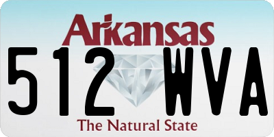 AR license plate 512WVA