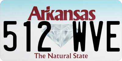 AR license plate 512WVE