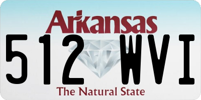 AR license plate 512WVI