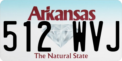 AR license plate 512WVJ