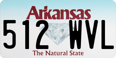 AR license plate 512WVL