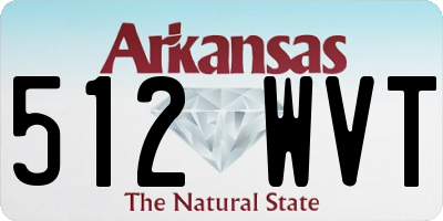 AR license plate 512WVT