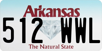 AR license plate 512WWL