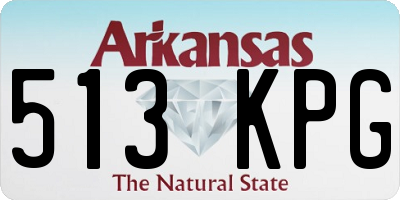 AR license plate 513KPG