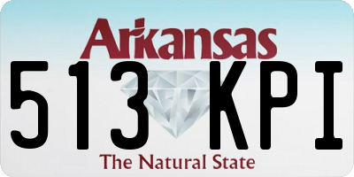 AR license plate 513KPI