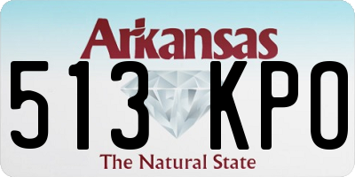AR license plate 513KPO