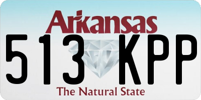 AR license plate 513KPP