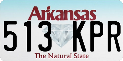 AR license plate 513KPR